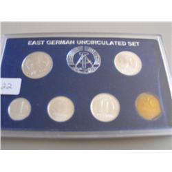 EAST GERMAN UNCIRCULATED SET MARKS PFENNING CCCP