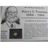 Image 1 : GOLD TRUMAN COMMEMORATIVE 100TH BIRTHDAY