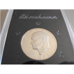 SILVER IKE 1971 S $1 EISENHOWER PROOF