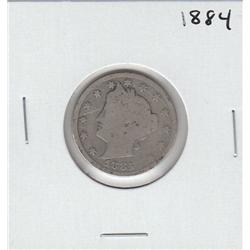 1884 WITH CENTS V LIBERTY NICKEL
