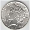 Image 1 : 1924 UNCIRCULATED PEACE SILVER $1