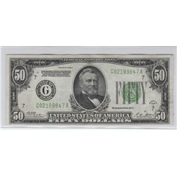 $50  REDEEMABLE IN GOLD FRN 1928