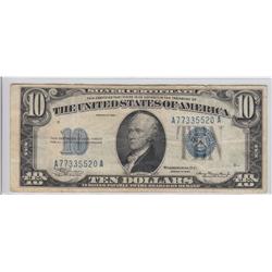 $10  SILVER CERTIFICATE 1934