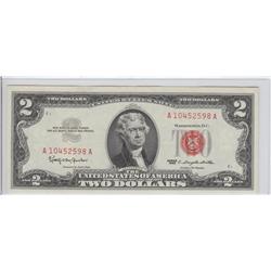 $2 RED SEAL 1963 CHERRY SEAL BOLD