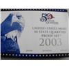 Image 1 : 2003 US MINT STATE QUARTER PROOF SET