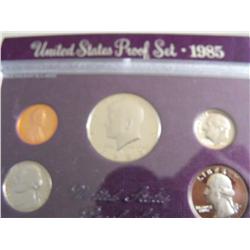 US MINT PROOF SET 1985