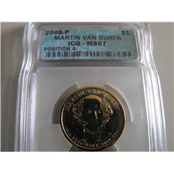 2008 ICG MS 67 $1 VAN BUREN
