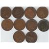Image 1 : 10 INDIAN HEAD CENTS ALL DATED PRE 1899