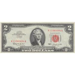 $2 RED SEAL 1963 CHERRY SEAL BOLD