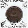 Image 1 : HARD TIMES TOKEN CENTRE MARKET 1837 LIBERTY