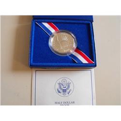 LIBERTY HALF PROOF DOLLAR ORIGINAL BOX & PAPERS