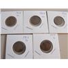 Image 1 : 5 WHEAT CENTS 1909 1915 D LOT