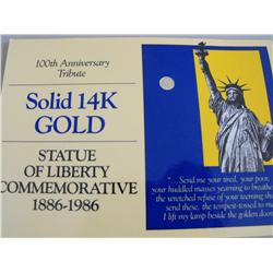 GOLD LIBERTY COMMEMORATIVE 1886-1976