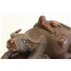 Image 2 : Boxwood carving of "Man on Water Buffalo"
