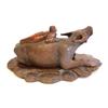 Image 3 : Boxwood carving of "Man on Water Buffalo"