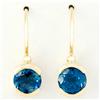 2.00ct Natural London Bl Topaz 9k Gold Earrings (JEW-9249X)