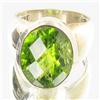 Image 1 : 68.02ctw Peridot Sterling Ring (JEW-2812)