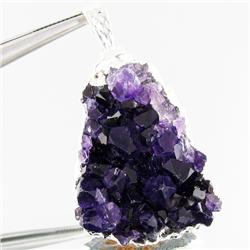 73.40ctw Uruguay Amethest & Silver Pendant (JEW-3017)