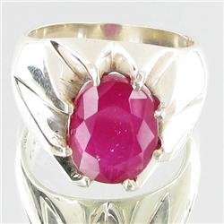 74.13ctw Mozambique Ruby Sterling Ring (JEW-2729)