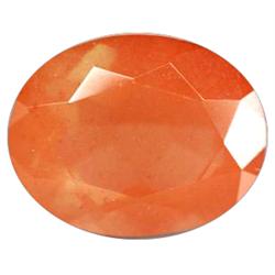 2.90ct Impressive Copper Orange Oval Cut Andesine (GEM-10496)