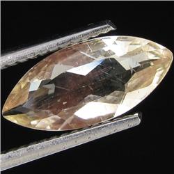 1.45ct Clear Champagne Oregon Sunstone Marquise (GEM-31061)