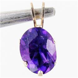 2.16ctw Amethyst Sterling Pendant (JEW-2676)