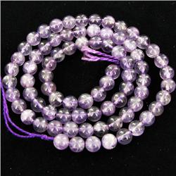 75ct Amethyst Bead Strand 18" (JEW-3002)