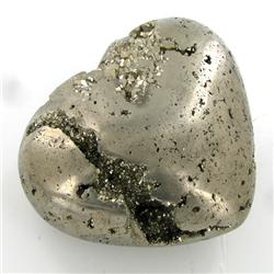 2355ct Handcarved Pyrite Heart (MIN-000119)