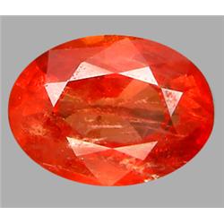 3.00ct Oval Cut Orange Red Padparascha Sapphire (GEM-9178)