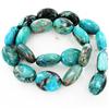Image 1 : 250ct Turquoise Lg. Bead Strand 15" (JEW-3004)