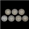 Image 2 : 1960s Canada 50c Silver AU/UNC Set of 7 (COI-7962)