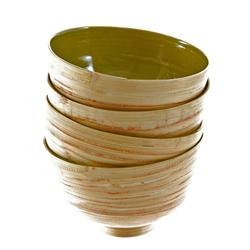 Stacking Spun Bamboo Rice Bowls (DEC-171)