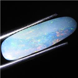 3.02ct Australian Black Opal Doublet Full Fire (GEM-31409)