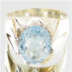 65.62ctw Aquamarine Sterling Ring (JEW-2791)