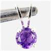 1.02ctw Amethyst Sterling Pendant (JEW-2682)
