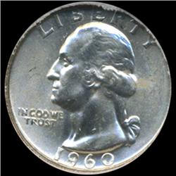 1960D Washington Silver Quarter Graded GEM (COI-6176)
