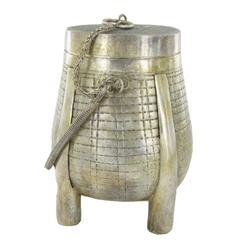 Thai Sterling Silver Rice Basket Replica 375gm (CLB-619)