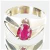 26.58ctw Mozambique Ruby Sterling Ring (JEW-2730)