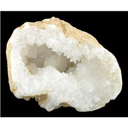 3210ct White Quartz Natural Geode Half (MIN-000148)