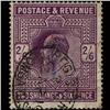 1911 RARE GB 2.5s Red Purple Used Stamp (STM-1564)