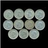 1940 Britian 3p Silver XF/AU 11pcs (COI-8824)