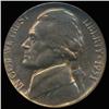 1951 Jefferson Nickel Graded GEM Rainbow Toned (COI-6213)