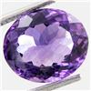 Image 1 : 5.5ct Oval Purple Amethyst (GMR-1091B)