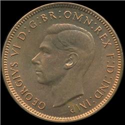 1944 Britian 1/4p MS64 (COI-8852)