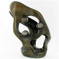 6350ct Handcarved Zimbabwe Serpentine Dancers (MIN-000058)