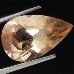4.65ct Clear Champagne Oregon Sunstone Pear (GEM-31038)
