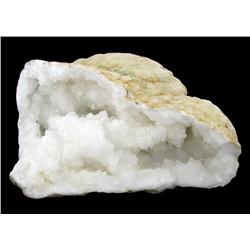 7135ct White Quartz Natural Geode Half (MIN-000189)