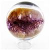 Image 1 : 4160ct Crystal Agate Amethyst Sphere (MIN-000082)