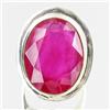 Image 1 : 112.74ctw Mozambique Ruby Sterling Ring (JEW-2758)