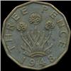 Image 2 : 1948 Britian 3p XF/AU (COI-8867)